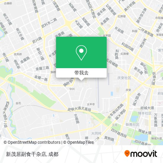 新茂居副食干杂店地图