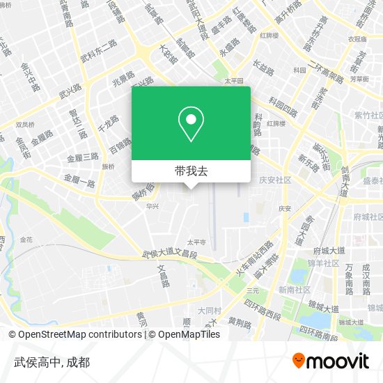 武侯高中地图