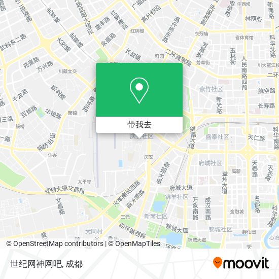 世纪网神网吧地图