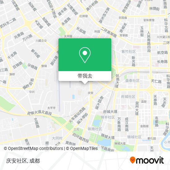 庆安社区地图