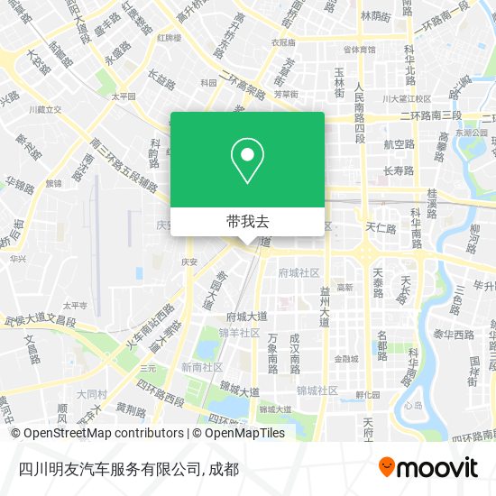 四川明友汽车服务有限公司地图
