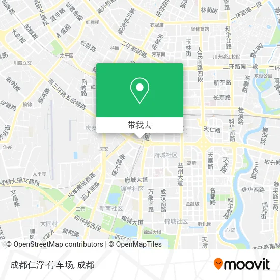 成都仁浮-停车场地图
