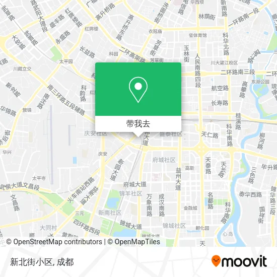 新北街小区地图