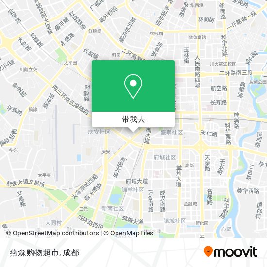 燕森购物超市地图