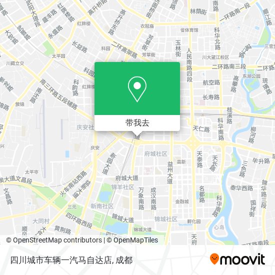 四川城市车辆一汽马自达店地图