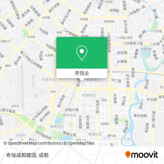 奇瑞成都建国地图
