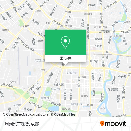 周到汽车租赁地图