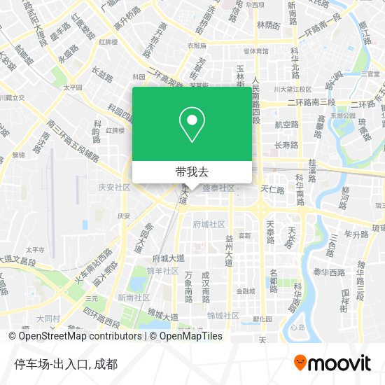 停车场-出入口地图