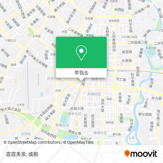 霞霞美发地图