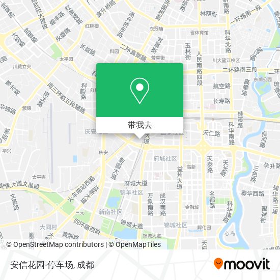 安信花园-停车场地图