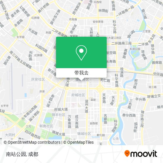 南站公园地图