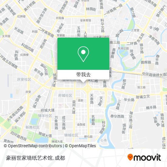豪丽世家墙纸艺术馆地图