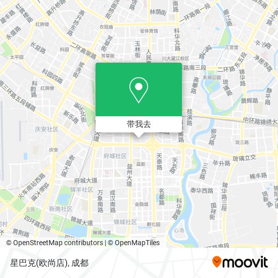 星巴克(欧尚店)地图
