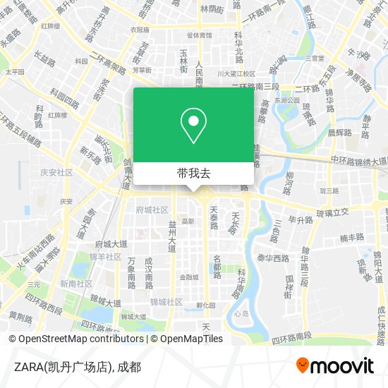 ZARA(凯丹广场店)地图