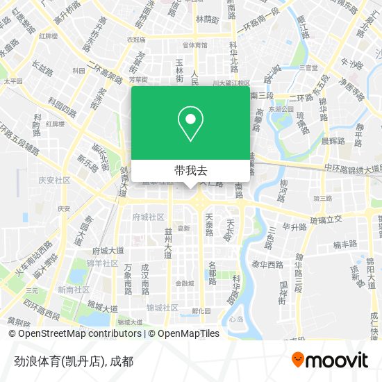 劲浪体育(凯丹店)地图