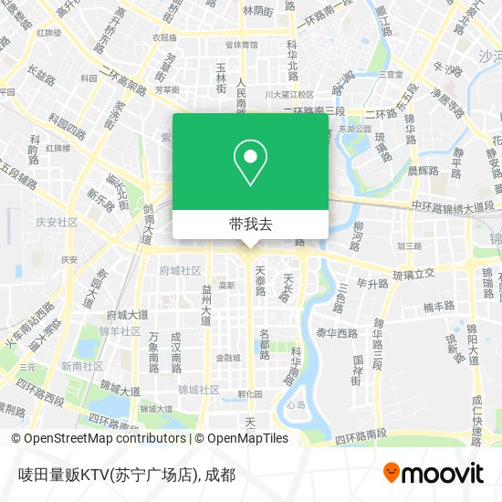 唛田量贩KTV(苏宁广场店)地图