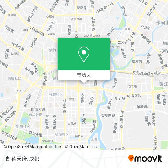 凯德天府地图