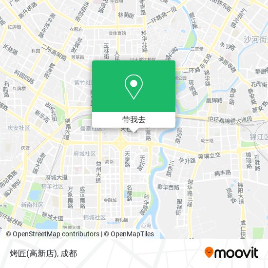 烤匠(高新店)地图