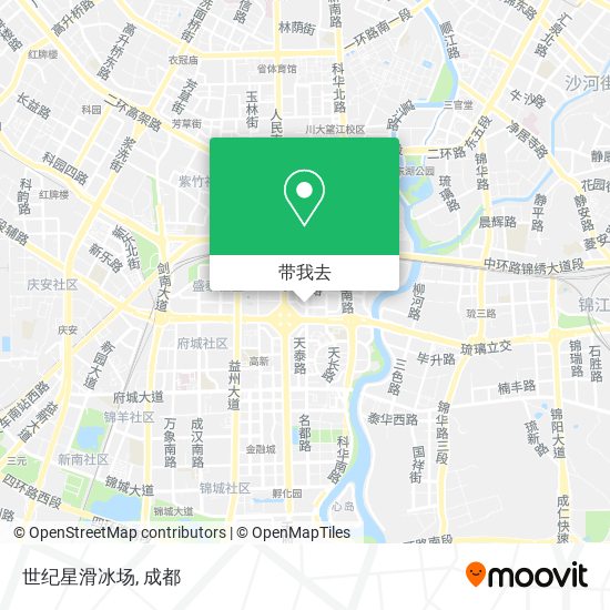 世纪星滑冰场地图