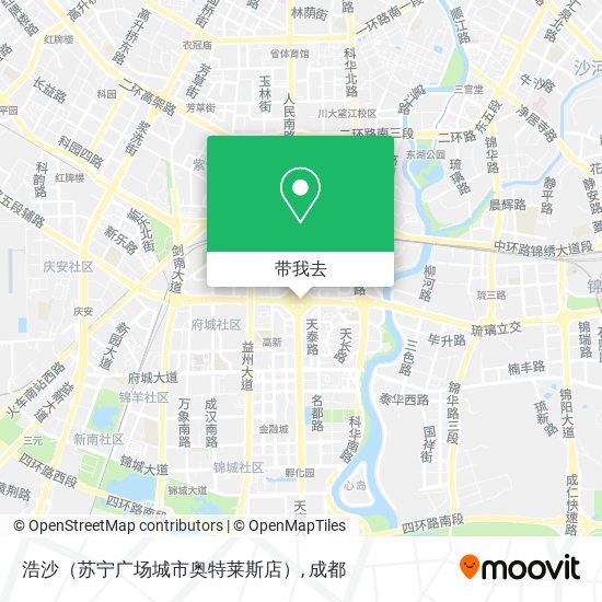 浩沙（苏宁广场城市奥特莱斯店）地图