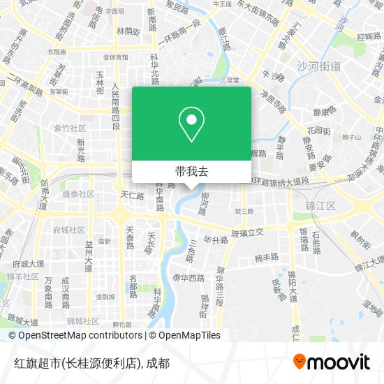 红旗超市(长桂源便利店)地图