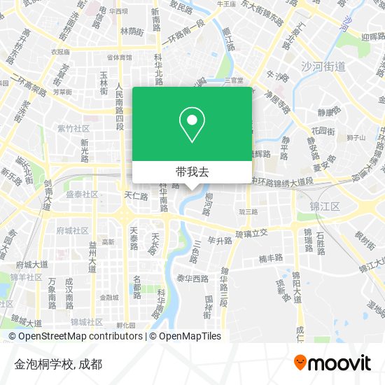 金泡桐学校地图
