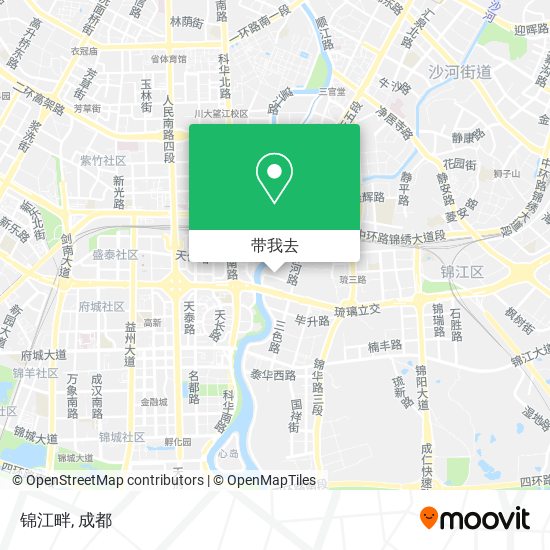 锦江畔地图