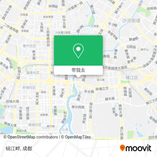 锦江畔地图