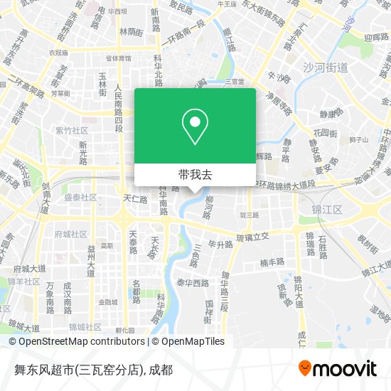 舞东风超市(三瓦窑分店)地图