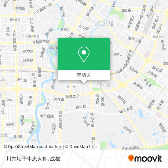 川东坝子生态火锅地图
