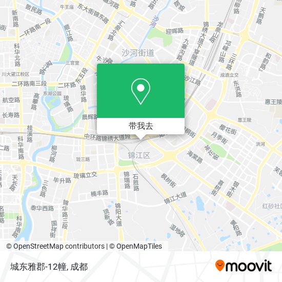 城东雅郡-12幢地图