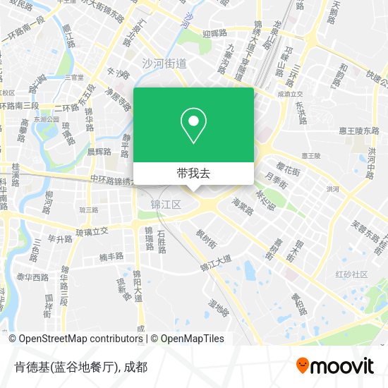 肯德基(蓝谷地餐厅)地图
