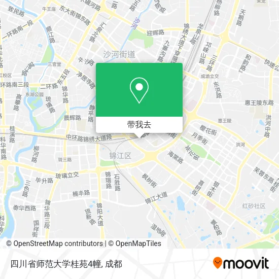 四川省师范大学桂苑4幢地图