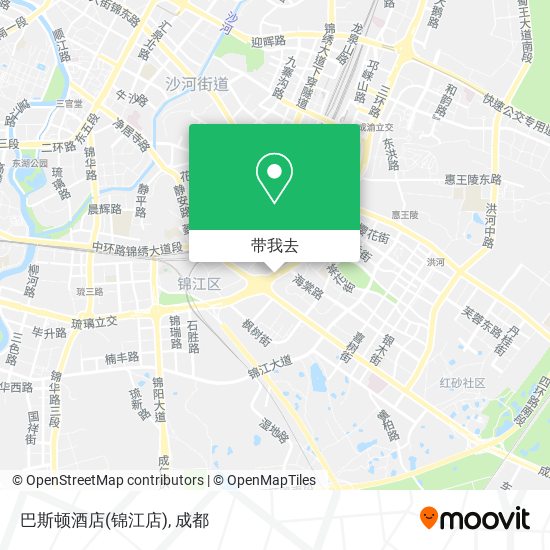 巴斯顿酒店(锦江店)地图