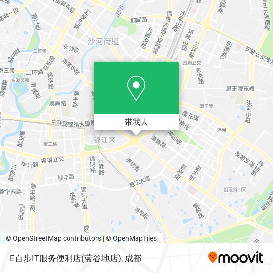 E百步IT服务便利店(蓝谷地店)地图