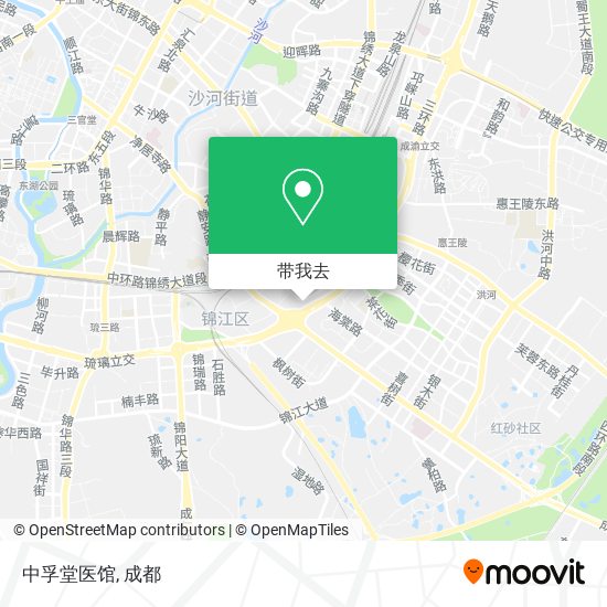 中孚堂医馆地图
