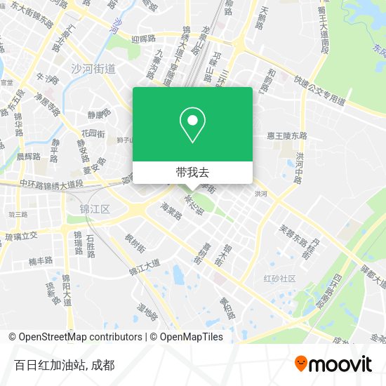 百日红加油站地图