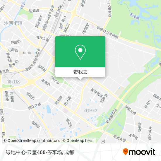 绿地中心·云玺468-停车场地图