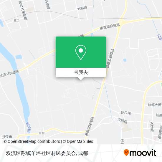 双流区彭镇羊坪社区村民委员会地图