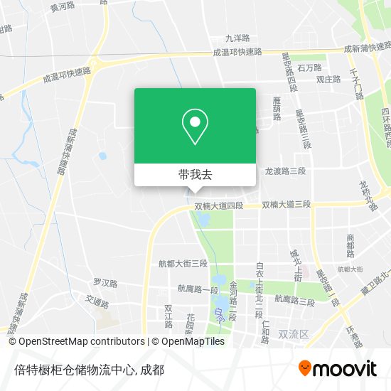 倍特橱柜仓储物流中心地图