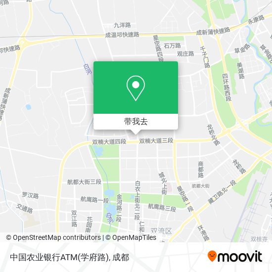 中国农业银行ATM(学府路)地图