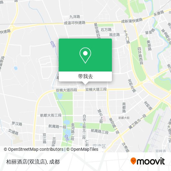 柏丽酒店(双流店)地图