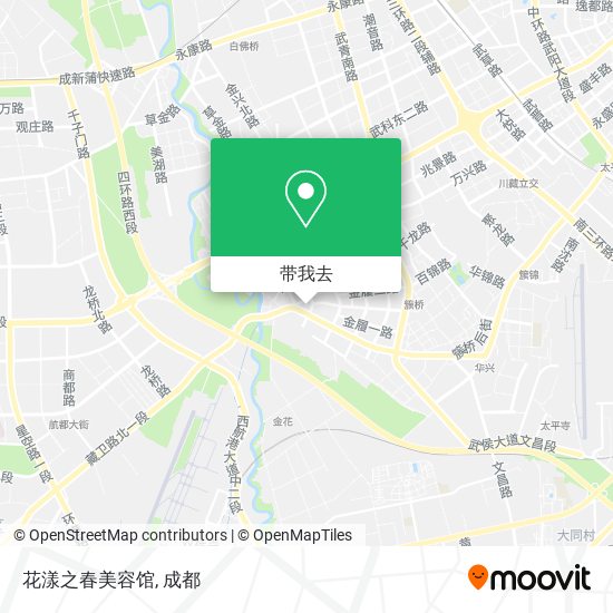 花漾之春美容馆地图