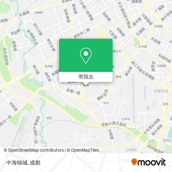 中海锦城地图