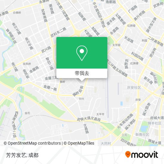 芳芳发艺地图