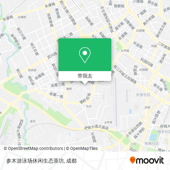 参木游泳场休闲生态茶坊地图