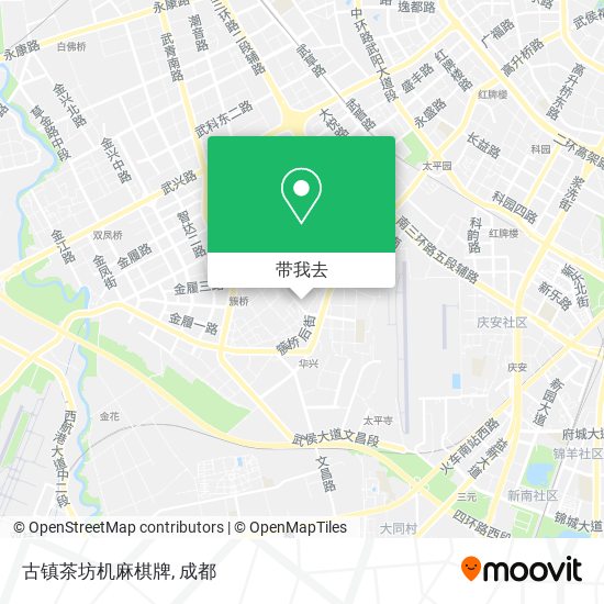 古镇茶坊机麻棋牌地图