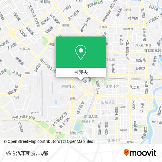 畅通汽车租赁地图