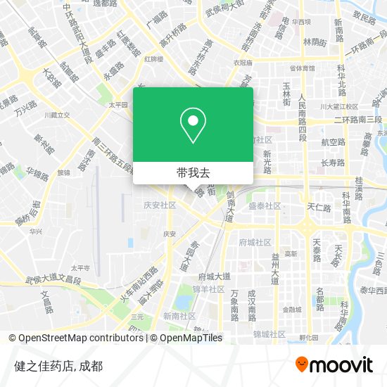 健之佳药店地图