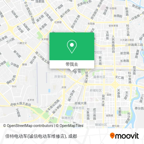 倍特电动车(诚信电动车维修店)地图